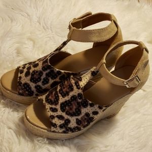 Boutique Animal Print Espadrille